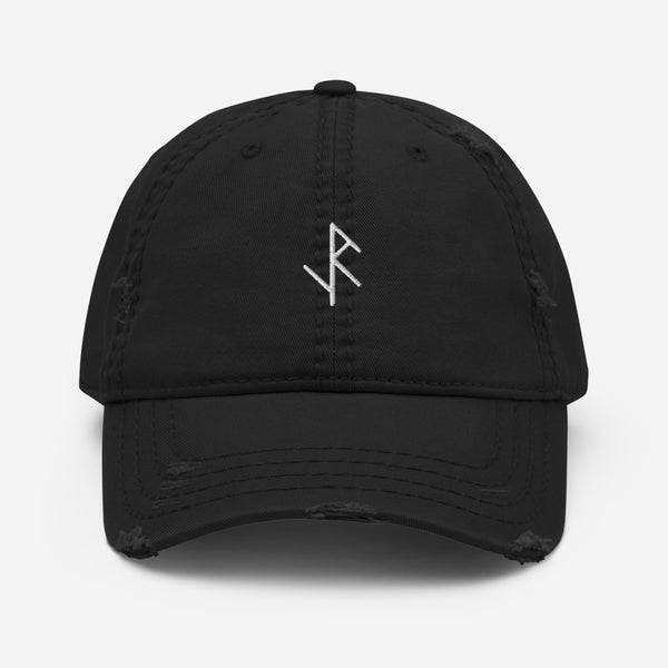 Bindrune Distressed Dad Hat