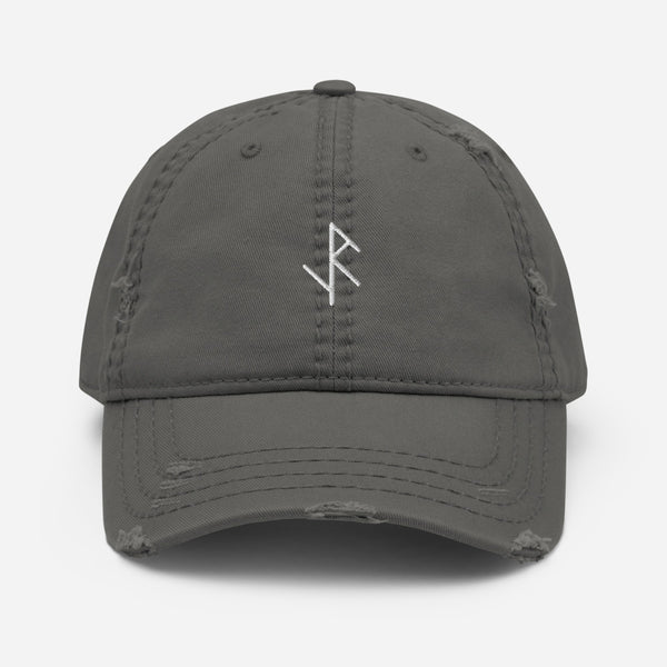 Bindrune Distressed Dad Hat